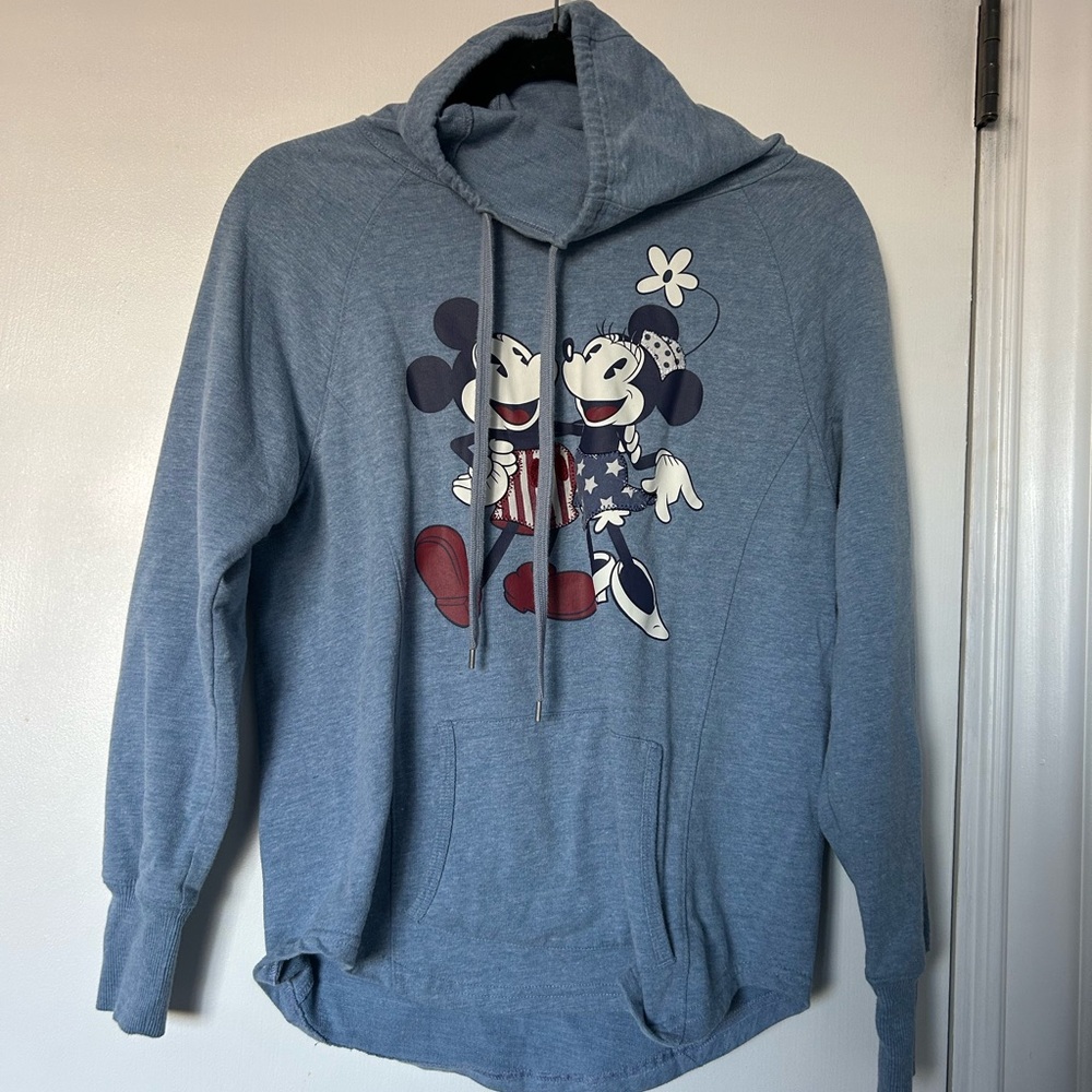 Disneyland patriotic themed vintage hoodie